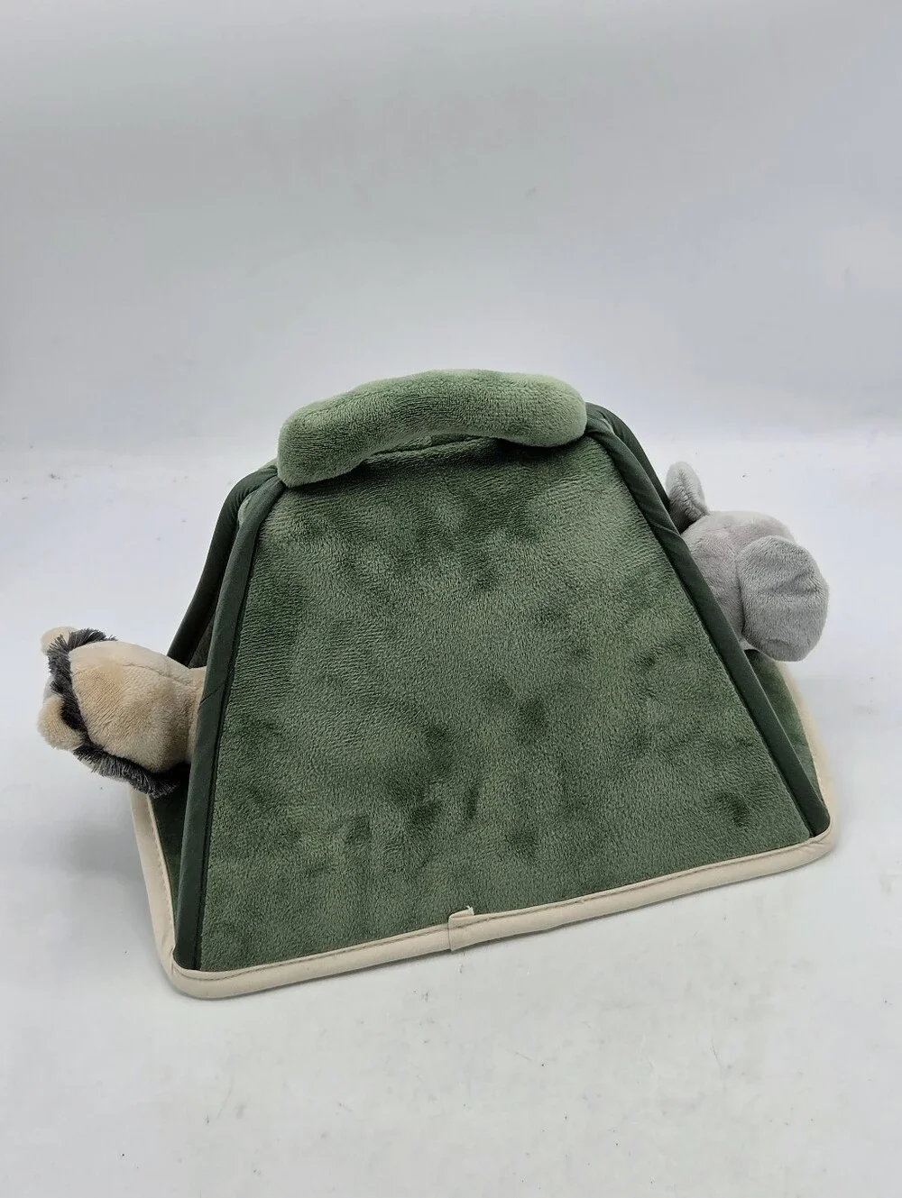 Lambs & Ivy Safari Tent Plush Nursery Toy Set Green Plush Animals 5pc - Picture 3 of 16